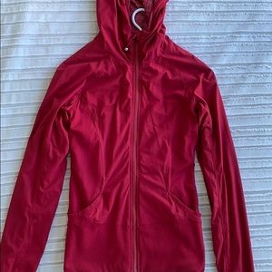 LULU lemon define jacket RAIN resistant